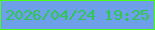 文字の大きさ：3、枠の色：48fd19、背景の色：6e9fe9、文字の色：2ec751 無料ブログパーツのブログ時計