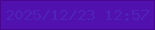 文字の大きさ：1、枠の色：490691、背景の色：5111ae、文字の色：5122bb 無料ブログパーツのブログ時計