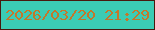 文字の大きさ：5、枠の色：49180d、背景の色：3bccb4、文字の色：c4772a 無料ブログパーツのブログ時計