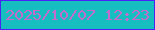 文字の大きさ：3、枠の色：4922f8、背景の色：16bec0、文字の色：c56bd0 無料ブログパーツのブログ時計