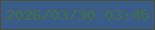 文字の大きさ：3、枠の色：49513b、背景の色：395d88、文字の色：476c3d 無料ブログパーツのブログ時計