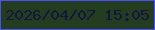 文字の大きさ：3、枠の色：4951fb、背景の色：243d21、文字の色：14173b 無料ブログパーツのブログ時計