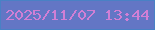 文字の大きさ：2、枠の色：4981c5、背景の色：6376c5、文字の色：d07fd5 無料ブログパーツのブログ時計