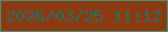 文字の大きさ：5、枠の色：498f76、背景の色：8c3a12、文字の色：24705f 無料ブログパーツのブログ時計