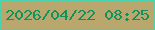 文字の大きさ：5、枠の色：49d2ac、背景の色：baa76e、文字の色：0e935f 無料ブログパーツのブログ時計