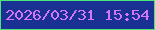 文字の大きさ：3、枠の色：49e779、背景の色：193193、文字の色：d576fa 無料ブログパーツのブログ時計