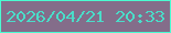 文字の大きさ：3、枠の色：49fbd1、背景の色：846d8a、文字の色：4addc9 無料ブログパーツのブログ時計