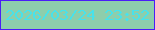 文字の大きさ：2、枠の色：4a1ef7、背景の色：8dceac、文字の色：48e2eb 無料ブログパーツのブログ時計