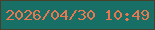 文字の大きさ：1、枠の色：4a3f2a、背景の色：186f65、文字の色：e67751 無料ブログパーツのブログ時計