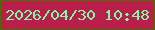 文字の大きさ：1、枠の色：4a6d00、背景の色：ba1e4b、文字の色：7dfba5 無料ブログパーツのブログ時計