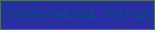 文字の大きさ：2、枠の色：4a7364、背景の色：2a2ea3、文字の色：084c82 無料ブログパーツのブログ時計
