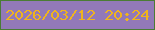 文字の大きさ：2、枠の色：4a7c34、背景の色：9279b8、文字の色：efb41d 無料ブログパーツのブログ時計