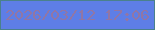 文字の大きさ：1、枠の色：4a818c、背景の色：5e7ee6、文字の色：9176a5 無料ブログパーツのブログ時計