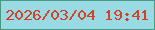 文字の大きさ：1、枠の色：4a987f、背景の色：99dae5、文字の色：d54122 無料ブログパーツのブログ時計