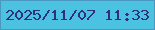 文字の大きさ：4、枠の色：4a98c0、背景の色：4bc2e2、文字の色：2e3078 無料ブログパーツのブログ時計