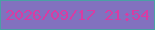 文字の大きさ：1、枠の色：4aa0a5、背景の色：8271bf、文字の色：d83ca3 無料ブログパーツのブログ時計
