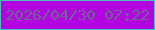 文字の大きさ：3、枠の色：4ac2ba、背景の色：b202e1、文字の色：6b6791 無料ブログパーツのブログ時計