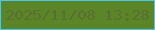 文字の大きさ：1、枠の色：4ac6f2、背景の色：5a8627、文字の色：5a6f32 無料ブログパーツのブログ時計