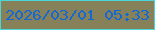 文字の大きさ：5、枠の色：4ad5dc、背景の色：868159、文字の色：1468d4 無料ブログパーツのブログ時計