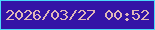 文字の大きさ：3、枠の色：4ad8f9、背景の色：3413a6、文字の色：dfb8b8 無料ブログパーツのブログ時計