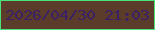 文字の大きさ：4、枠の色：4ae379、背景の色：5b3b29、文字の色：3a2166 無料ブログパーツのブログ時計