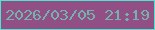 文字の大きさ：1、枠の色：4ae7d0、背景の色：924f86、文字の色：75b2ac 無料ブログパーツのブログ時計