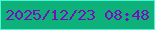文字の大きさ：4、枠の色：4af5d6、背景の色：0fb17a、文字の色：7510b9 無料ブログパーツのブログ時計