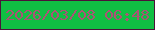 文字の大きさ：5、枠の色：4b1239、背景の色：10bf43、文字の色：aa5375 無料ブログパーツのブログ時計