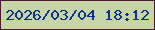 文字の大きさ：1、枠の色：4b1931、背景の色：c6d6a6、文字の色：0d3091 無料ブログパーツのブログ時計
