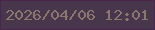 文字の大きさ：1、枠の色：4b254e、背景の色：48374c、文字の色：8c776e 無料ブログパーツのブログ時計