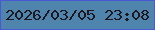 文字の大きさ：4、枠の色：4b58d4、背景の色：4f85ad、文字の色：1e171f 無料ブログパーツのブログ時計