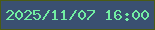 文字の大きさ：2、枠の色：4b5b14、背景の色：3a5071、文字の色：72eea3 無料ブログパーツのブログ時計