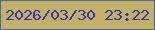 文字の大きさ：1、枠の色：4b6897、背景の色：c2b167、文字の色：3b33b1 無料ブログパーツのブログ時計