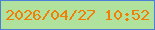 文字の大きさ：5、枠の色：4b7fd6、背景の色：b0e29e、文字の色：f07f07 無料ブログパーツのブログ時計