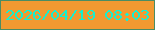文字の大きさ：4、枠の色：4b8c63、背景の色：f29931、文字の色：16efd0 無料ブログパーツのブログ時計