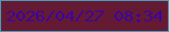 文字の大きさ：5、枠の色：4b9aba、背景の色：651a33、文字の色：3b05a1 無料ブログパーツのブログ時計