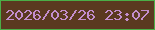 文字の大きさ：4、枠の色：4bae47、背景の色：5a3920、文字の色：c38ecd 無料ブログパーツのブログ時計