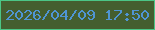 文字の大きさ：5、枠の色：4bc586、背景の色：445e2f、文字の色：4f95d3 無料ブログパーツのブログ時計