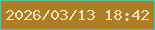 文字の大きさ：3、枠の色：4bc8aa、背景の色：ad7e24、文字の色：eadfbd 無料ブログパーツのブログ時計