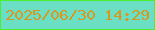 文字の大きさ：1、枠の色：4bef30、背景の色：6bdfc3、文字の色：d69823 無料ブログパーツのブログ時計