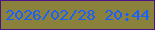 文字の大きさ：1、枠の色：4c1288、背景の色：89813c、文字の色：1b5efe 無料ブログパーツのブログ時計