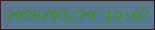 文字の大きさ：2、枠の色：4c1618、背景の色：567b8f、文字の色：50861c 無料ブログパーツのブログ時計