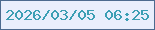 文字の大きさ：4、枠の色：4c6a8f、背景の色：e9eefc、文字の色：3c9eb4 無料ブログパーツのブログ時計