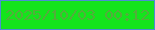 文字の大きさ：2、枠の色：4c8dd4、背景の色：14e41c、文字の色：53ae3b 無料ブログパーツのブログ時計