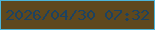 文字の大きさ：4、枠の色：4cb6da、背景の色：5e481e、文字の色：1c4261 無料ブログパーツのブログ時計