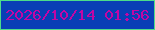 文字の大きさ：4、枠の色：4cdd8a、背景の色：093fb6、文字の色：c306a4 無料ブログパーツのブログ時計