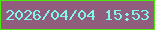 文字の大きさ：4、枠の色：4ce80e、背景の色：905d7d、文字の色：82f7ec 無料ブログパーツのブログ時計