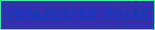 文字の大きさ：4、枠の色：4ceaa9、背景の色：3431b0、文字の色：0240c4 無料ブログパーツのブログ時計