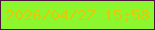 文字の大きさ：3、枠の色：4d1341、背景の色：8cf72f、文字の色：e4ca06 無料ブログパーツのブログ時計