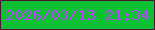 文字の大きさ：5、枠の色：4d1436、背景の色：0dc033、文字の色：bb45fc 無料ブログパーツのブログ時計